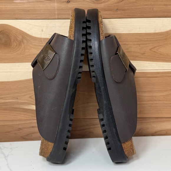 Betula by Birkenstock Leather Slides Adjustable Buckle Sandals Size EU 36 - US 5 - Picture 10 of 12